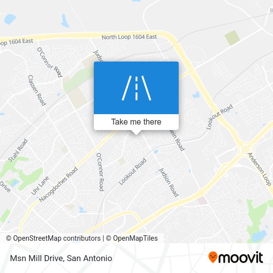 Mapa de Msn Mill Drive