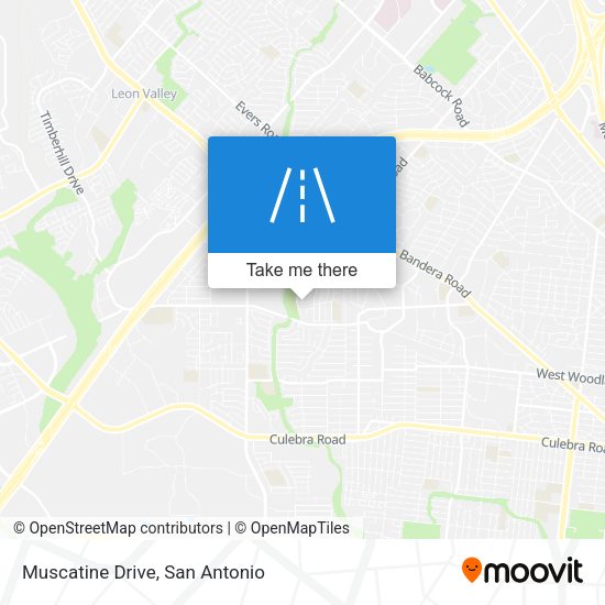 Muscatine Drive map