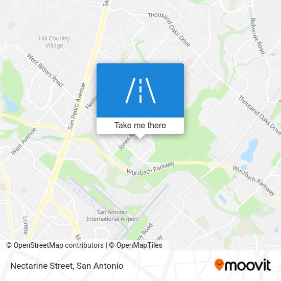 Nectarine Street map
