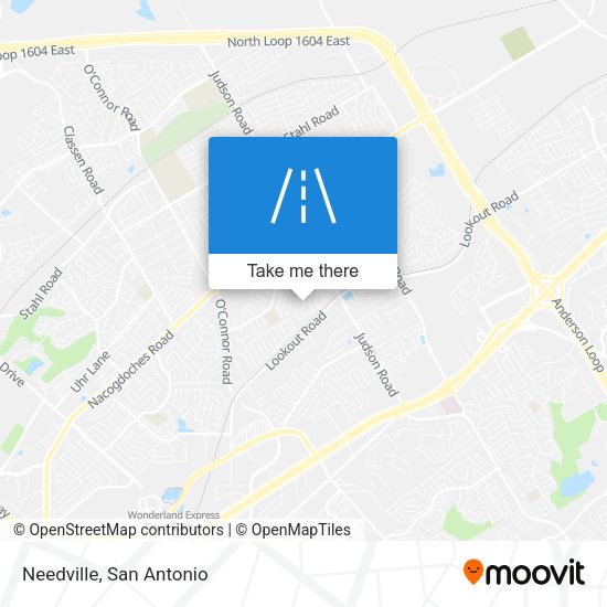 Mapa de Needville