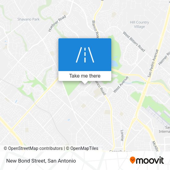 New Bond Street map