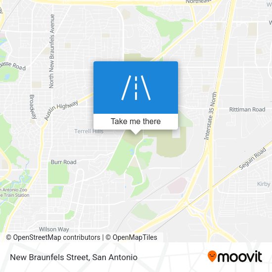 New Braunfels Street map
