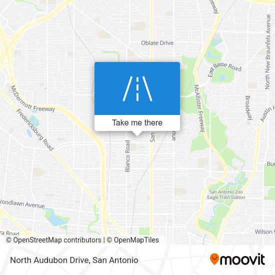 Mapa de North Audubon Drive