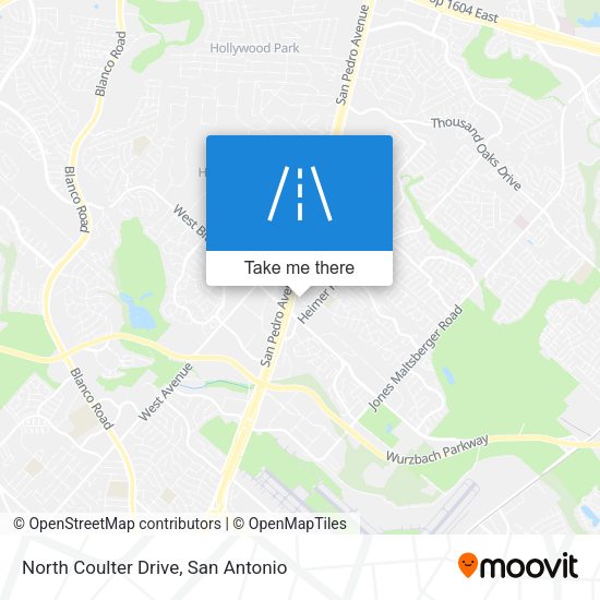 North Coulter Drive map