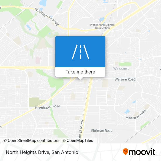 Mapa de North Heights Drive