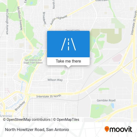 North Howitzer Road map