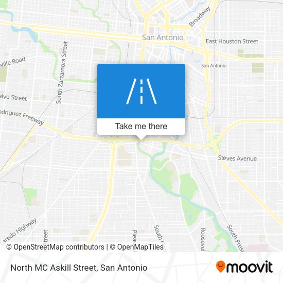 North MC Askill Street map