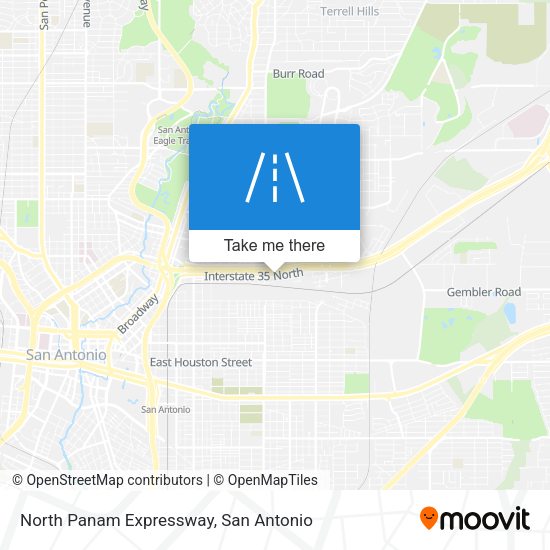 North Panam Expressway map