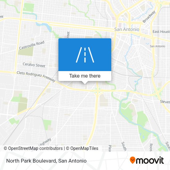 North Park Boulevard map