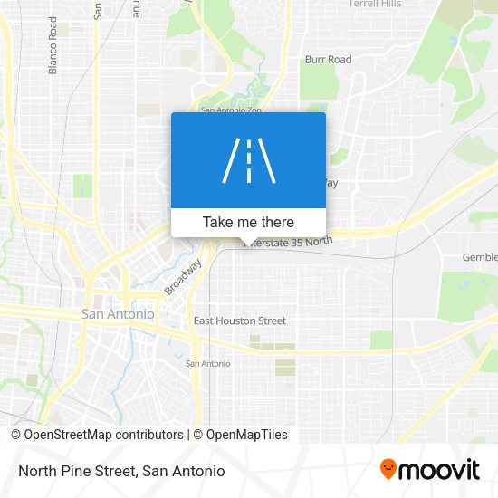 Mapa de North Pine Street