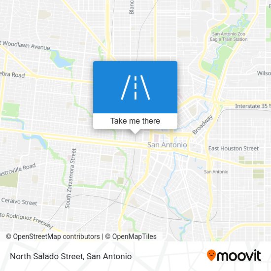 Mapa de North Salado Street