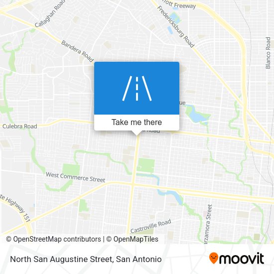 Mapa de North San Augustine Street