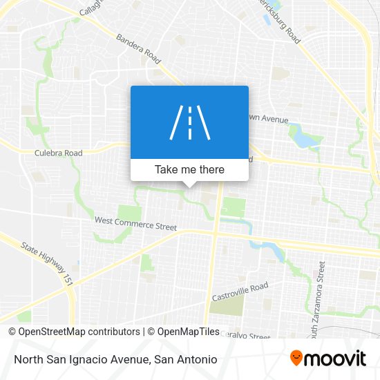 North San Ignacio Avenue map
