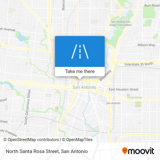 North Santa Rosa Street map