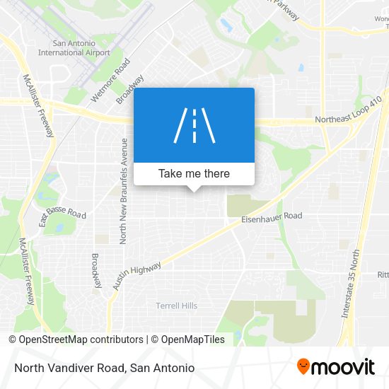 Mapa de North Vandiver Road