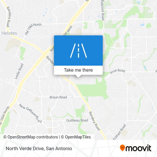 North Verde Drive map