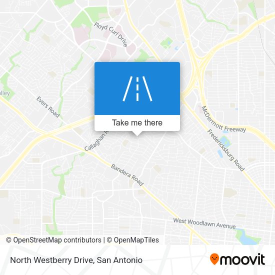 North Westberry Drive map