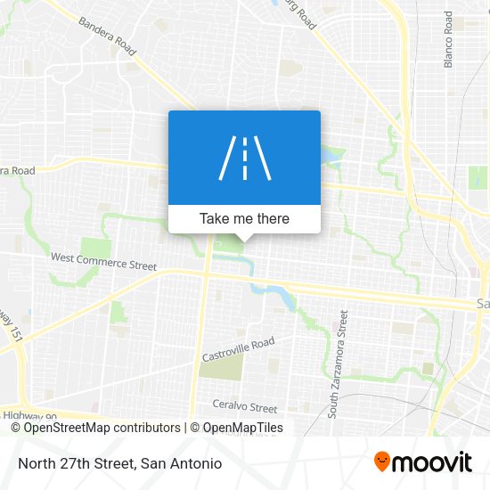 Mapa de North 27th Street
