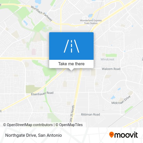 Northgate Drive map