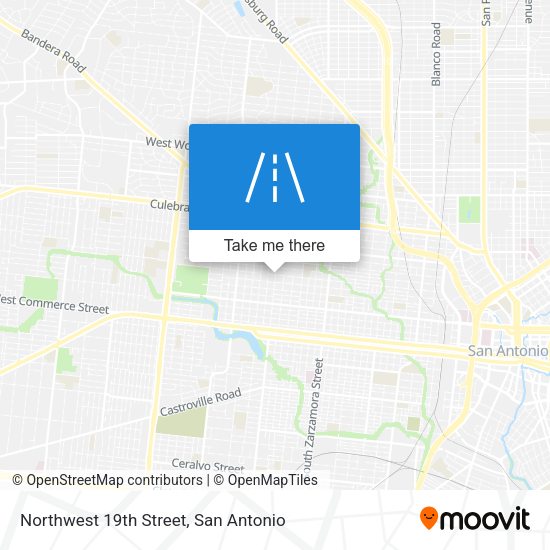 Mapa de Northwest 19th Street