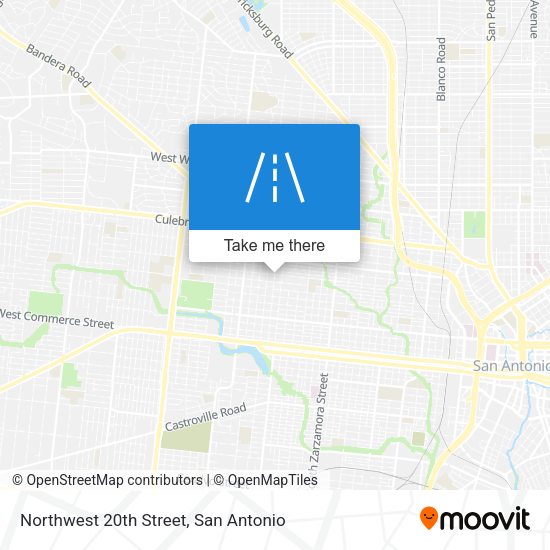 Mapa de Northwest 20th Street