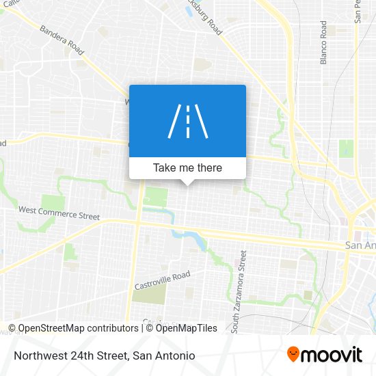 Northwest 24th Street map