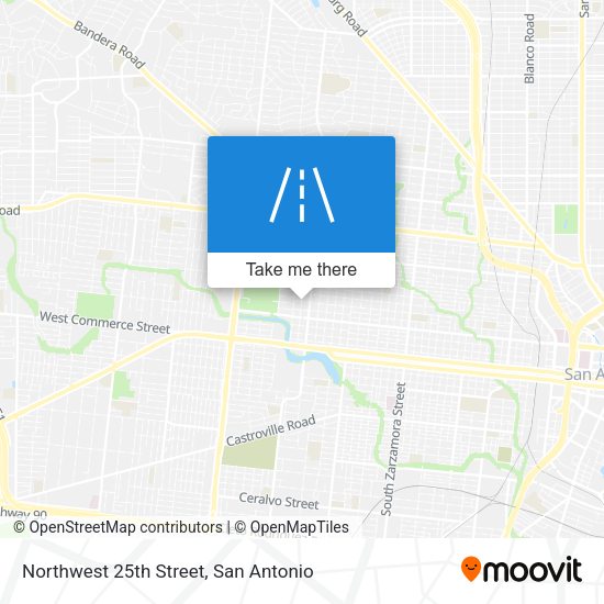 Mapa de Northwest 25th Street