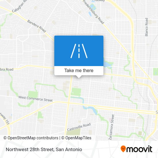 Northwest 28th Street map