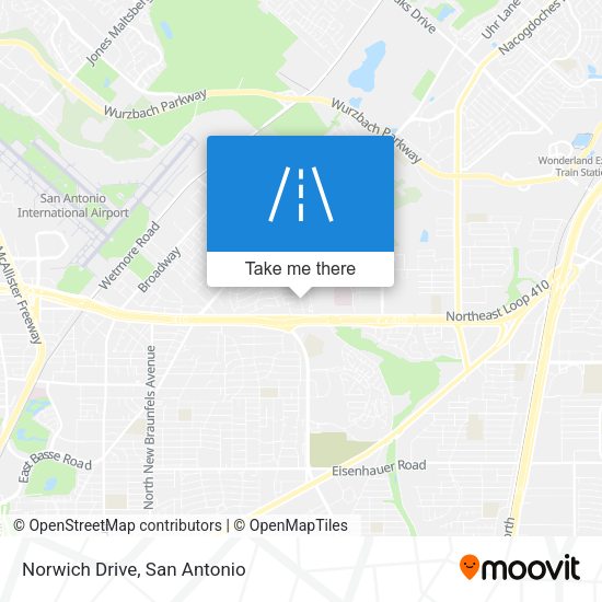 Mapa de Norwich Drive