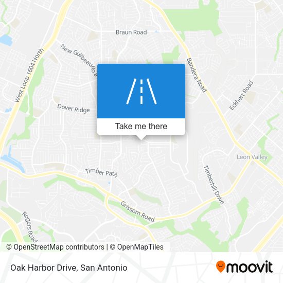 Mapa de Oak Harbor Drive
