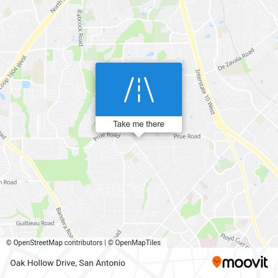 Oak Hollow Drive map