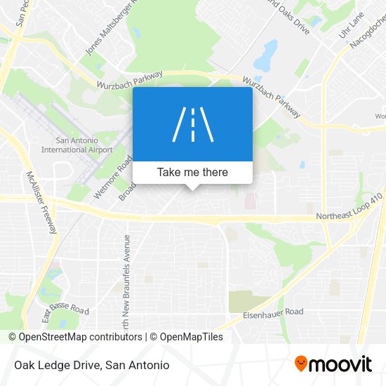 Oak Ledge Drive map