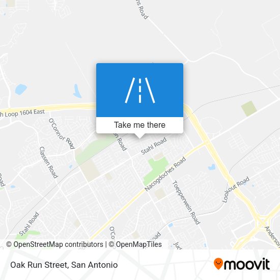 Mapa de Oak Run Street
