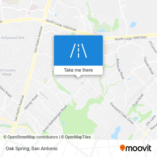 Mapa de Oak Spring