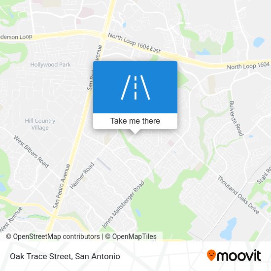 Oak Trace Street map