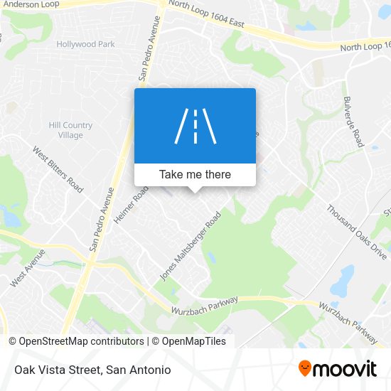 Mapa de Oak Vista Street