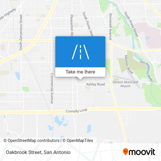 Oakbrook Street map