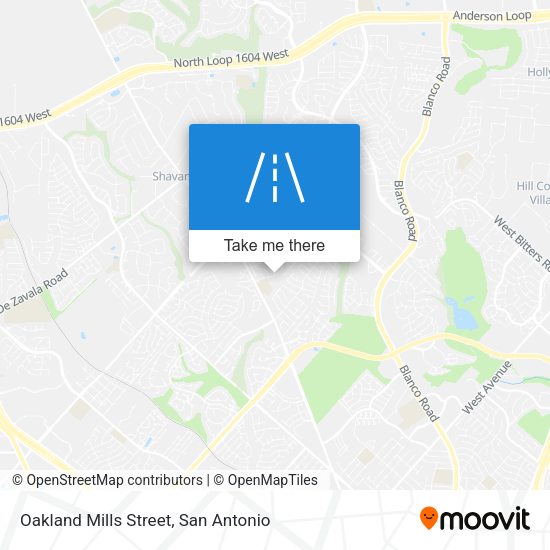 Oakland Mills Street map