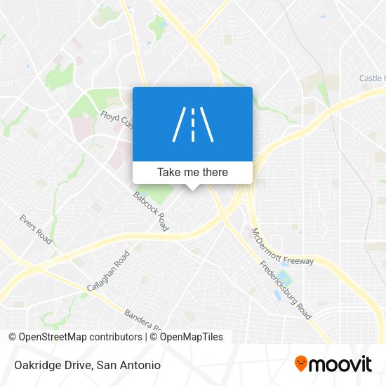 Oakridge Drive map