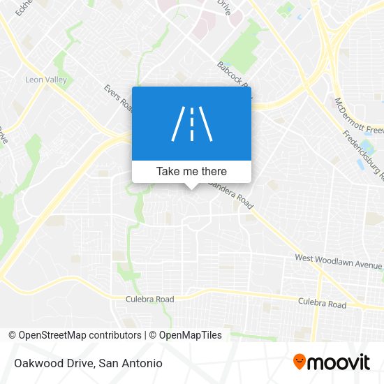 Mapa de Oakwood Drive