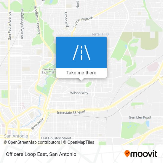 Mapa de Officers Loop East