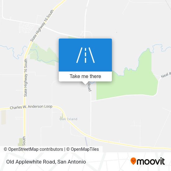 Mapa de Old Applewhite Road
