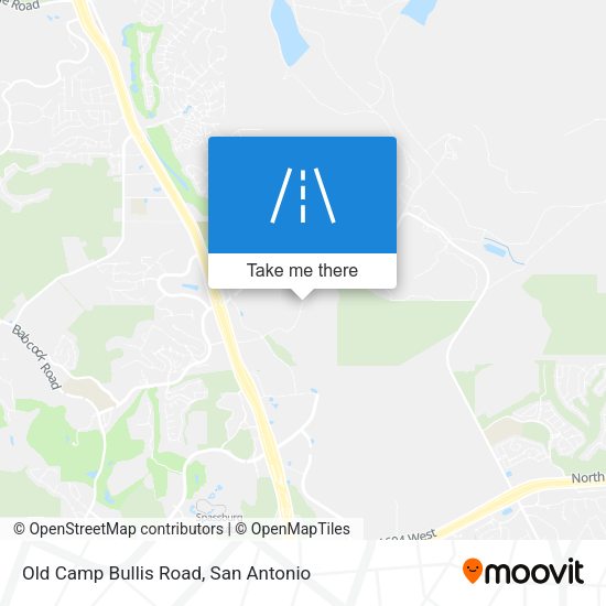 Mapa de Old Camp Bullis Road