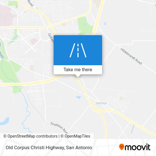 Mapa de Old Corpus Christi Highway