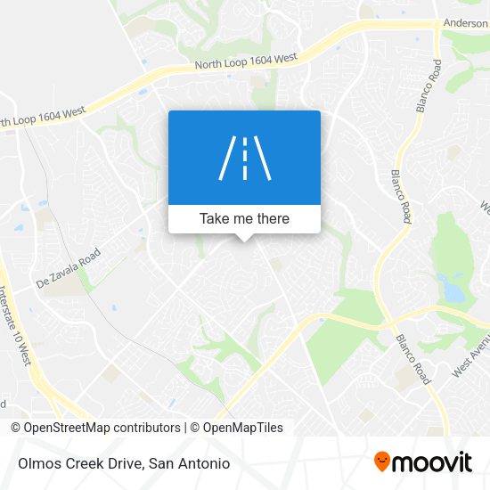 Mapa de Olmos Creek Drive