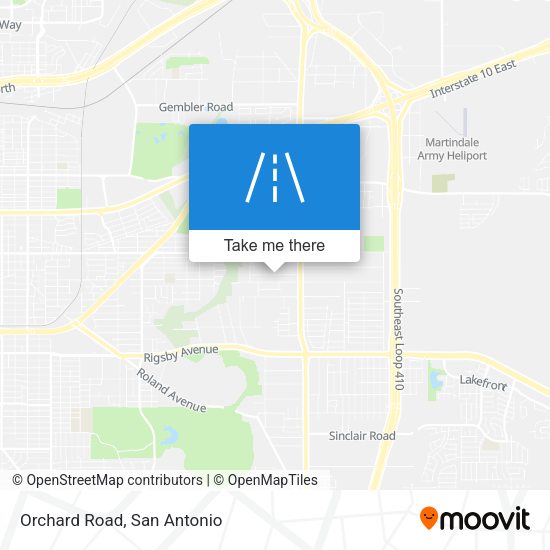 Mapa de Orchard Road