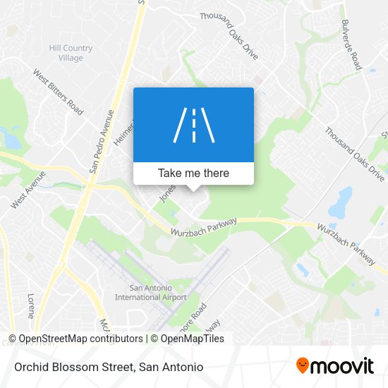Orchid Blossom Street map