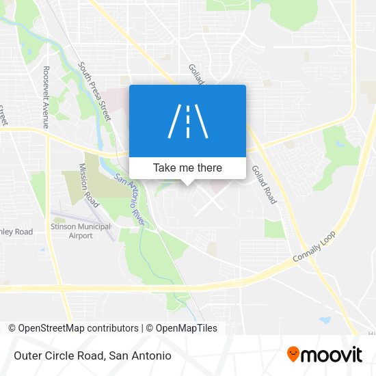 Outer Circle Road map