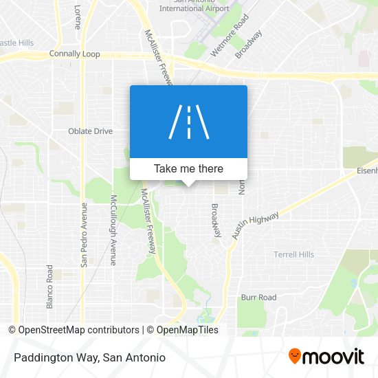 Mapa de Paddington Way