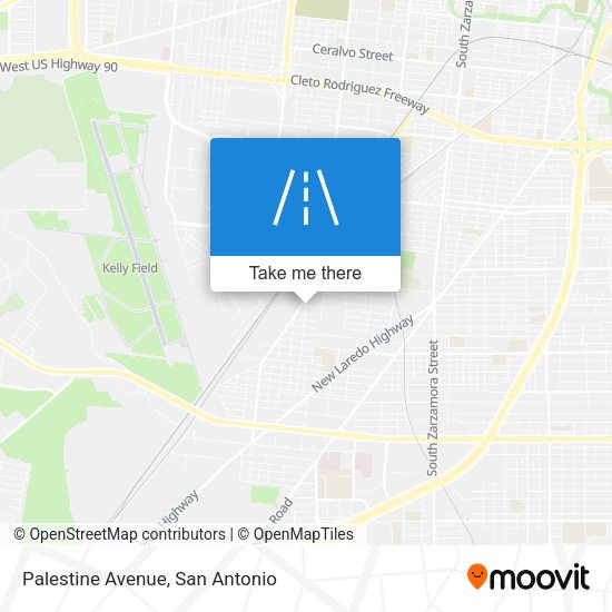 Mapa de Palestine Avenue